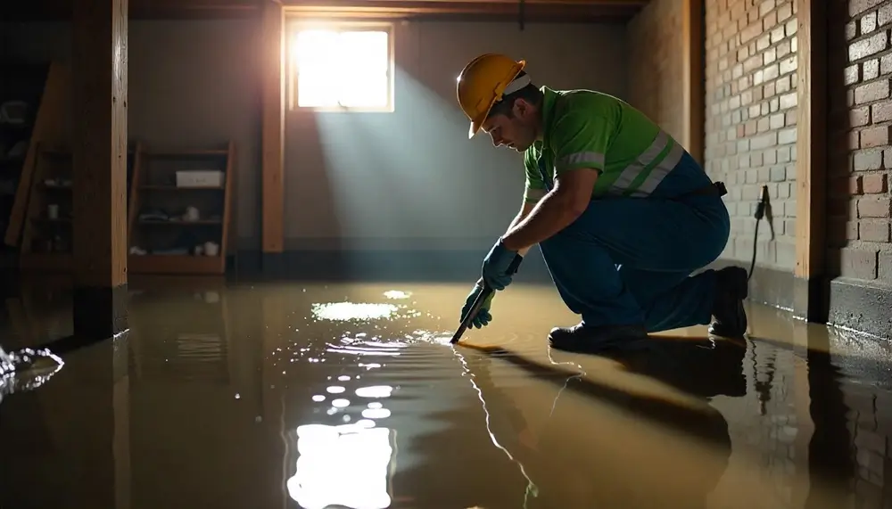 Professional water damage restoration services in Springville, IN